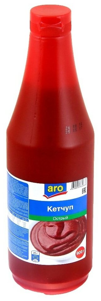 Кетчуп ARO острый, 900 г