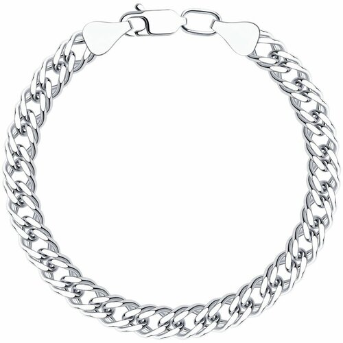 фото Браслет sokolov, серебро, 925 проба, родирование, длина 21 см.