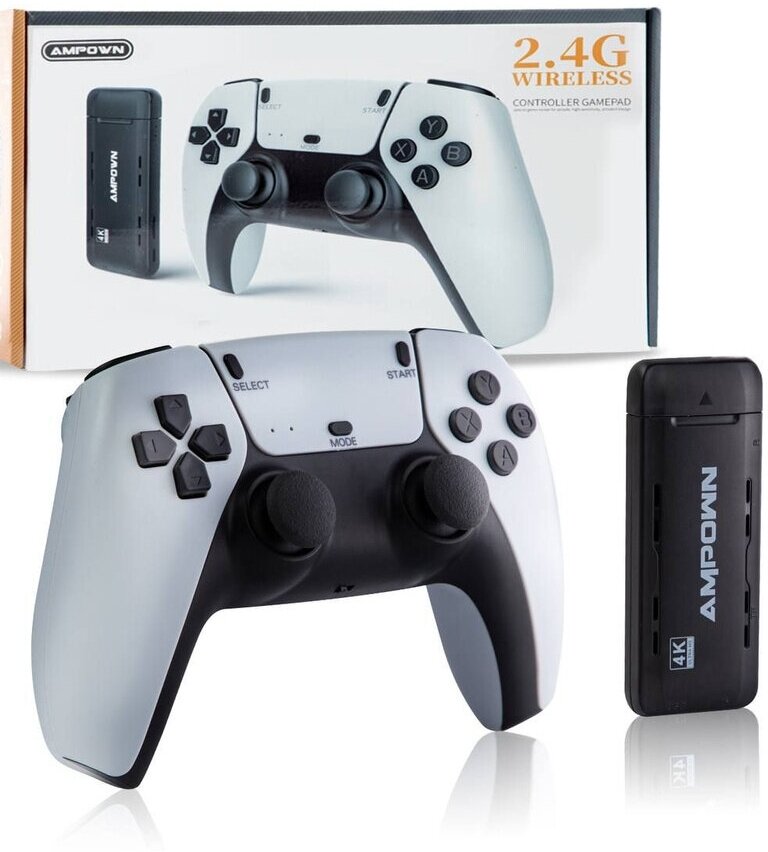 Игровая приставка AMPOWN U9 Retro Wireless Controller Game Stick для PSP/GBA 64G Встроенный 10000 игр