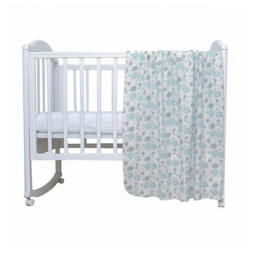 Плед Baby Nice Круги F251004/12MI 100х118 см бирюзовый