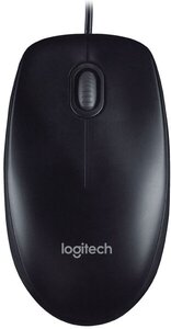 Мышь проводная Logitech B100 Black (910-003357)