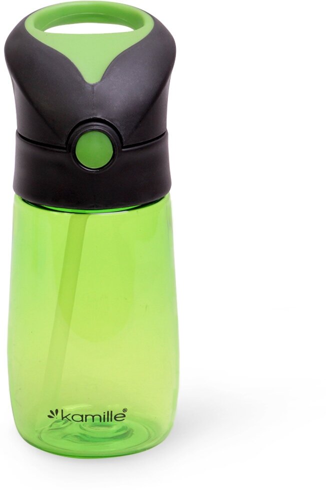Бутылка для воды детская 350 мл. Kamille KM-2300 пластиковая (2300 / зеленый)