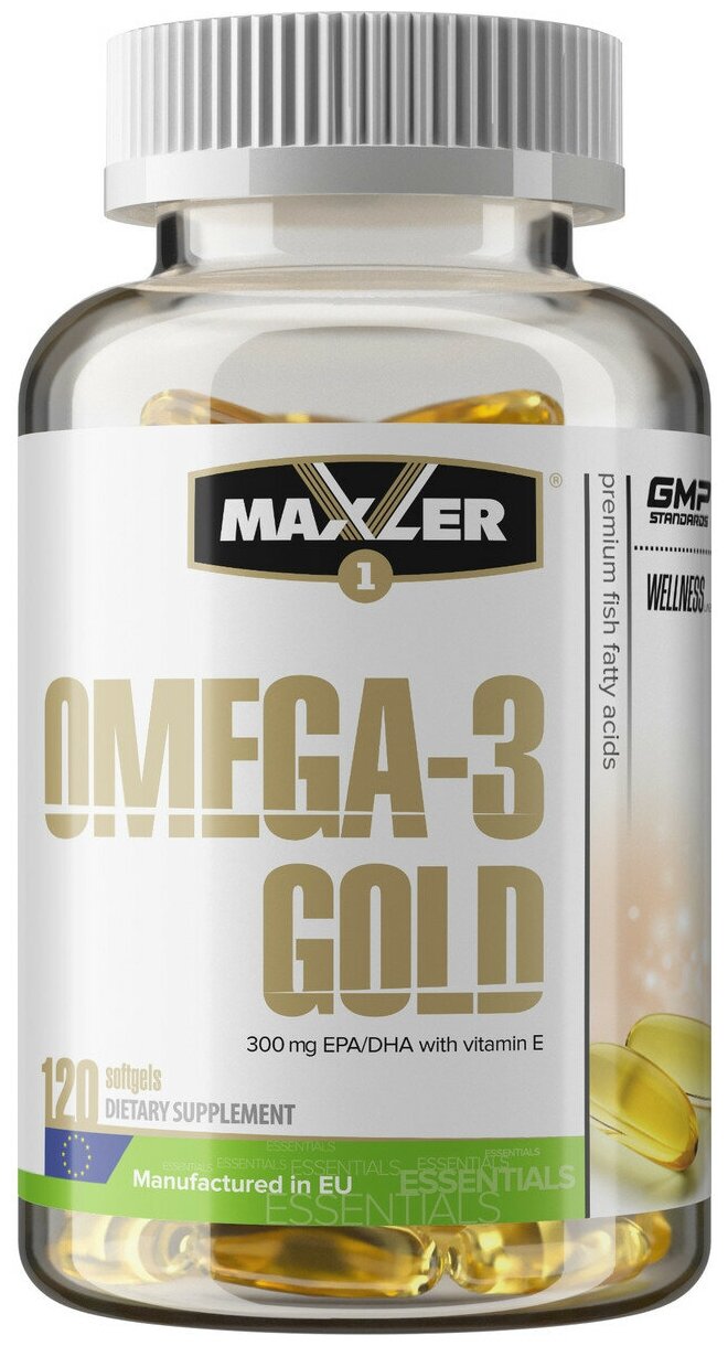 Omega 3 Gold (EU) (120 капсул)