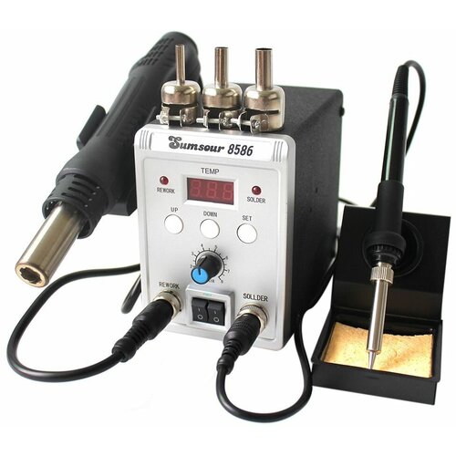 Паяльная станция 8586 керамический нагреватель 650000₽