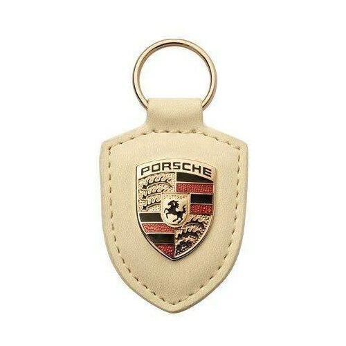 Брелок для ключей с гербом Porsche Crest Keyring, White, WAP0500960E