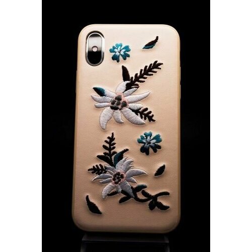 Чехол Devia для iPhone Xs, iPhone X Flower Embroidery Case чехол devia для iphone xs iphone x nature case