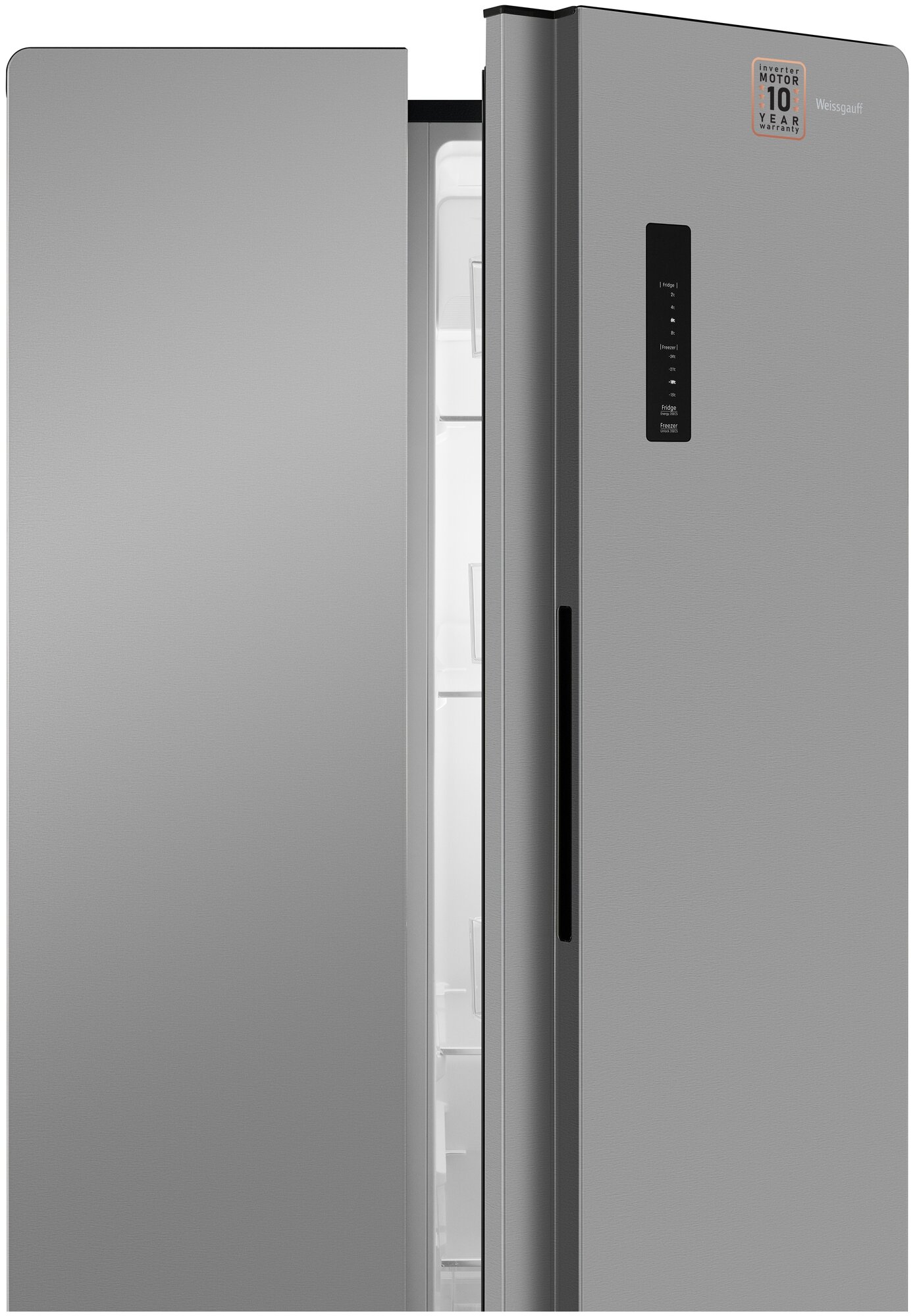 Отдельностоящий холодильник с инвертором Weissgauff Wsbs 600 X NoFrost Inverter - фотография № 8