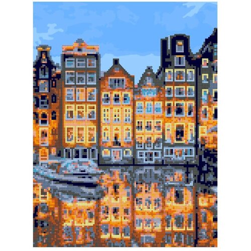 Набор для творчества Алмазная мозаика Тихий Амстердам 3040 см Ам-059 LORI