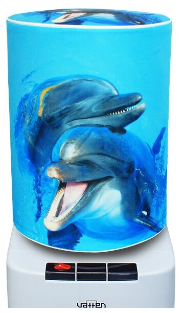 Чехол для бутыли (19л) на кулер для воды 03-09 (Дельфины) - фотография № 1