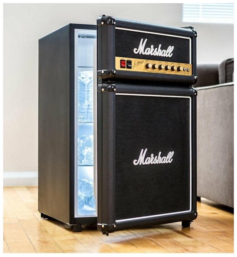 Холодильник Marshall Fridge 3.2 MF3.2BLK-EU, черный - фотография № 5