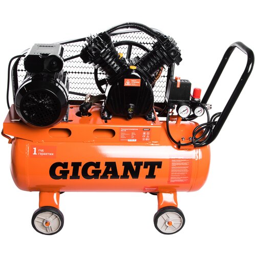 Компрессор масляный GIGANT BCL-50, 50 л, 2.2 кВт компрессор масляный gigant bcl 100 100 л 2 2 квт