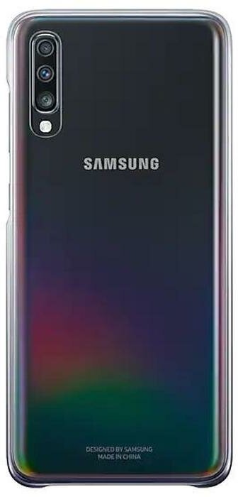 Чехол-крышка Samsung для Galaxy A70, поликарбонат, черный - фото №6