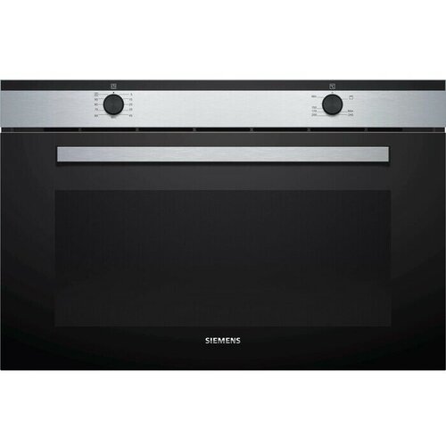 Встраиваемый газовый духовой шкаф SIEMENS VG011DBR0M IQ100 90*60см, 92л, кнопочное управление, Каталитическая частичная очистка, нержав встраиваемый газовый духовой шкаф indesit igw 324 ix