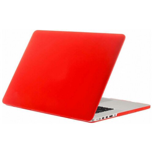 Чехол-накладка Hardshell Case для MacBook Pro 13 (with CD), матовый красный