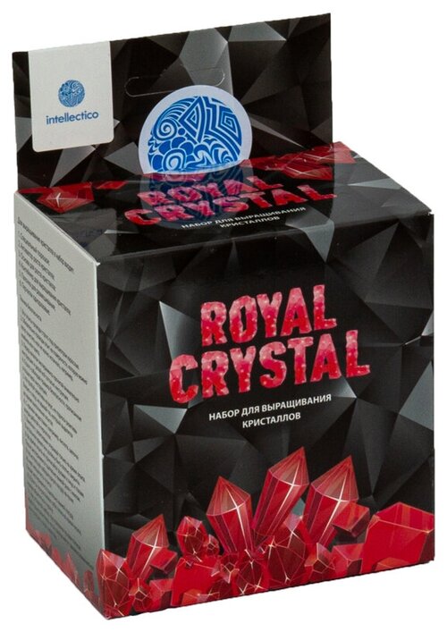 Набор для исследований Intellectico Royal Crystal, 1 эксперимент, красный