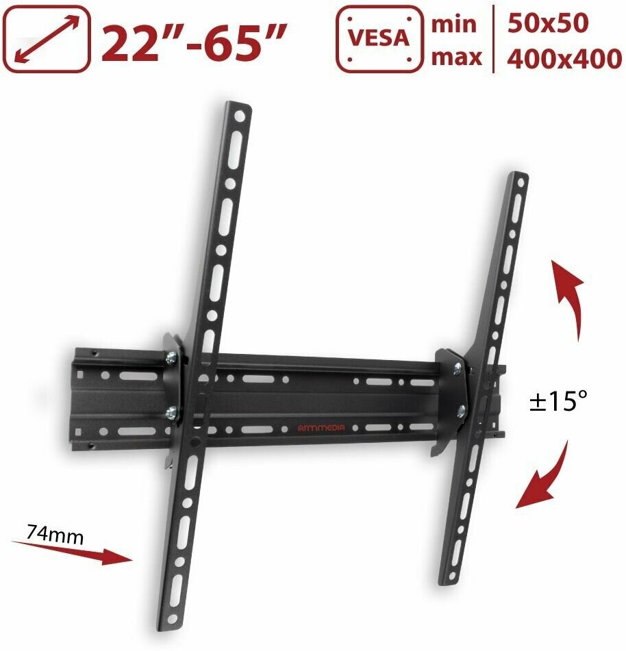 Настенный кронштейн для LED/LCD телевизоров Arm media PLASMA-4 black