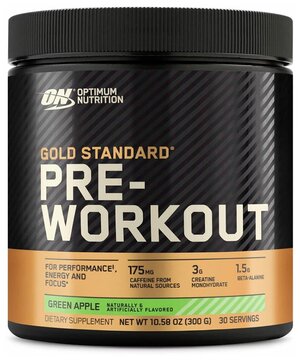 Предтренировочные комплексы для спортсменов Optimum Nutrition Gold Standard Pre-Workout 10,58 oz Green Apple