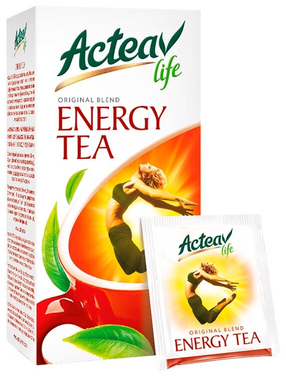 Чай ACTEAV LIFE энерджи 25 пак (фольгированные конвертики) - фотография № 1