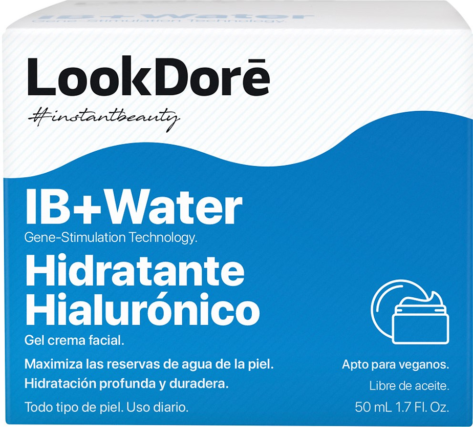 Lookdore IB+ Water Гель-крем для интенсивного увлажнения Moisturising Hyaluronic Cream 50 мл 1 шт