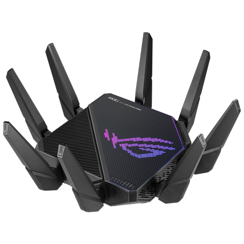 Wi-Fi роутер ASUS ROG Rapture GT-AX11000 PRO, черный asus xt9 w 1 pk 1 access point 802 11b g n ac ax 574 4804mbps 2 4 5 ggz white 90ig0740 mo3b60