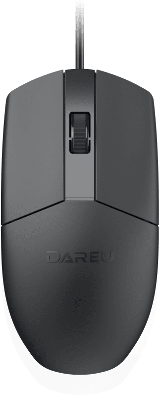 Мышь проводная Dareu LM103 Black (черный)