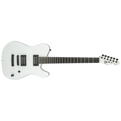 Charvel PM SD2 HH JOE D STN WHT Электрогитара именная Joe Duplantier, цвет белый, модель San Dimas