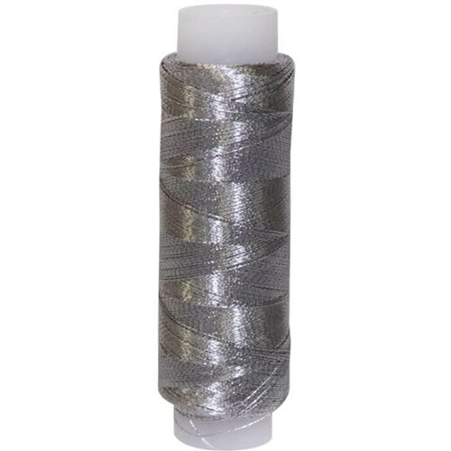 Нитки для шитья Серебро люрекс 200 ярд 3 штуки