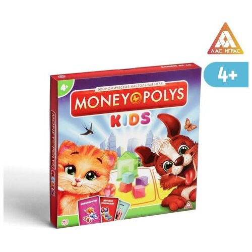 Настольная экономическая игра «MONEY POLYS. Kids», 90 купюр, 4+ настольная игра лас играс money polys для детей