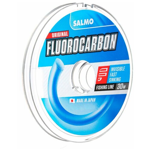 Флюорокарбоновая леска Salmo Fluorocarbon d=0.2 мм, 30 м, 3.1 кг, прозрачный, 1 шт. флюорокарбоновая леска salmo ice soft fluorocarbon d 0 235 мм 30 м 4 14 кг прозрачный 1 шт