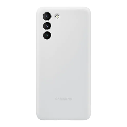 фото Чехол-накладка samsung ef-pg991 для galaxy s21 светло-серый