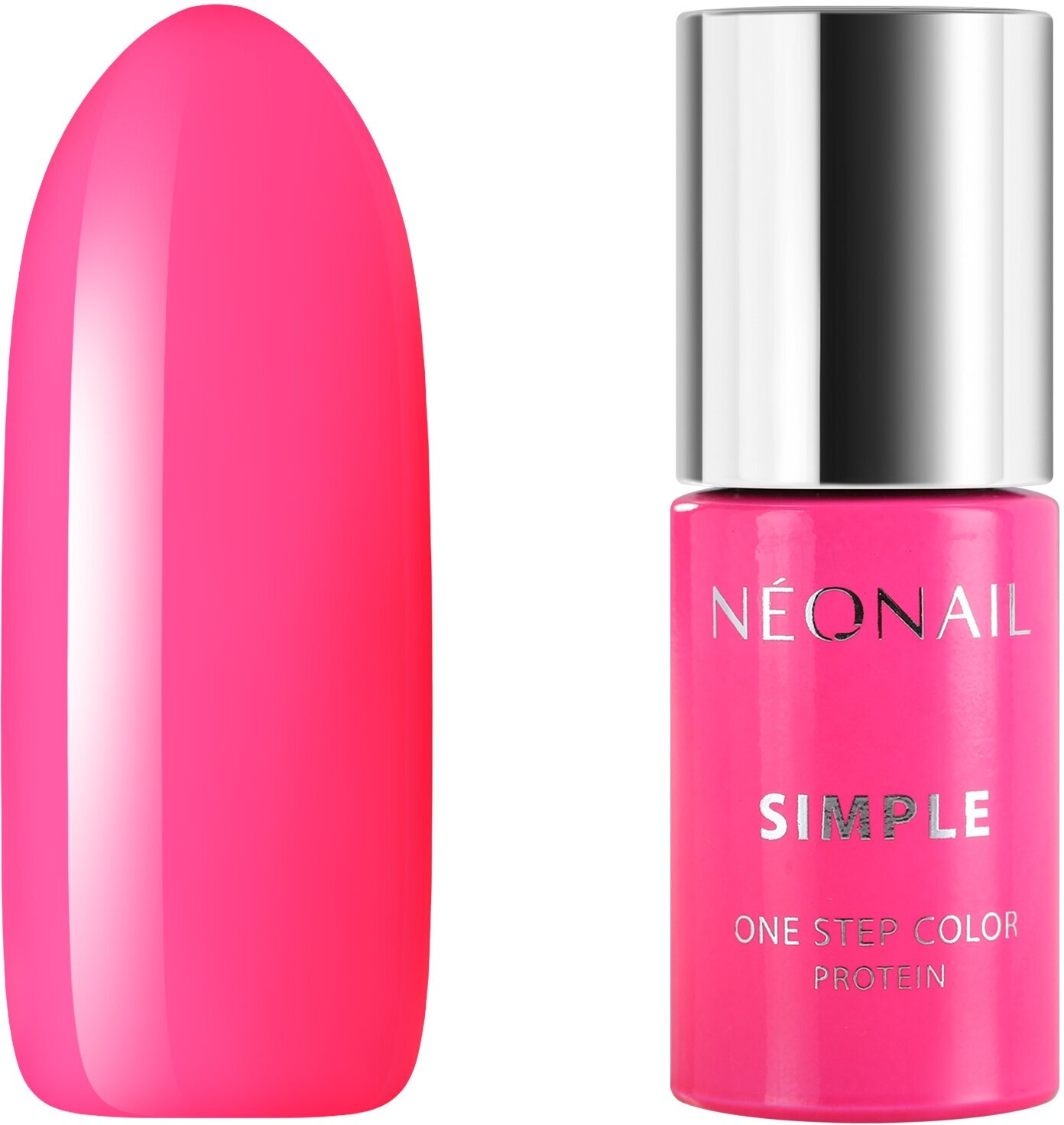 Гель-лак для ногтей NeoNail однофазный, плотный, насыщенный, светлый, розовый, 7,2 мл