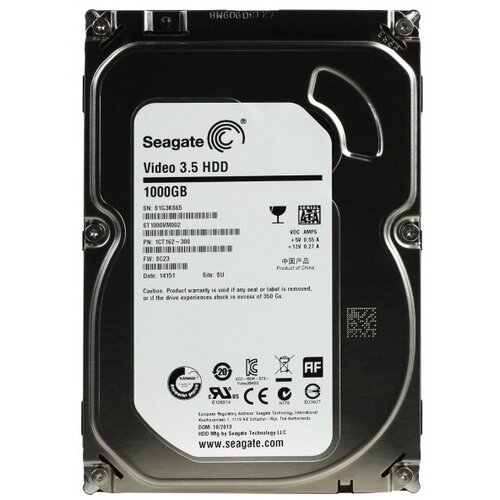 Жесткий диск Seagate 1CT162 1Tb 5900 SATA 3.5
