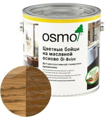 OSMO Цветные бейцы на масляной основе Öl Beize (3541 Гавана, 1л) - фотография № 4