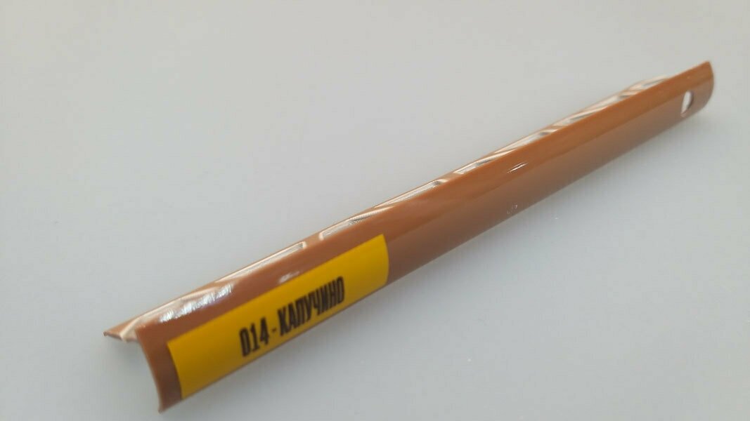 фото Раскладка наружная для плитки 8 мм. Идеал 014 Капучино