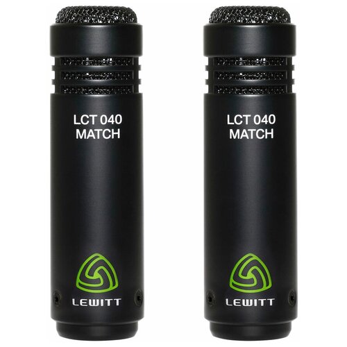 LEWITT LCT 040 MATCH stereo pair, разъем: XLR 3 pin (M), черный, 2 шт