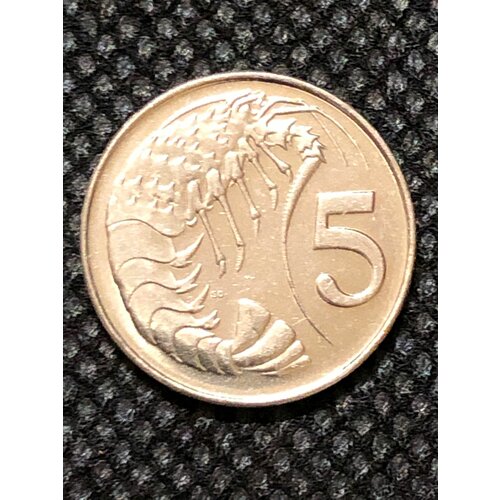 Монета Каймановы острова 5 центов 2008 год 5/5 каймановы острова 5 центов 1987 г