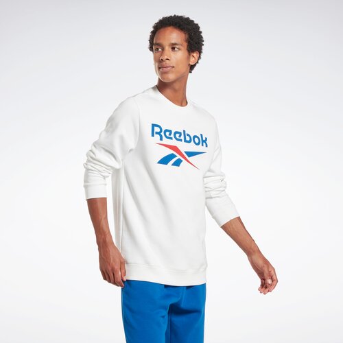 Свитшот Reebok RI FLC BIG LOGO CREW, размер L, белый