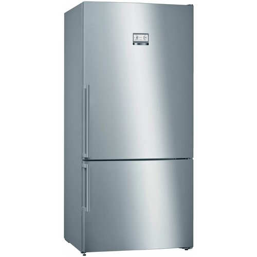 Отдельностоящий холодильник с морозильной камерой снизу Bosch KGN86AI30M Series 6, 1860x860x810, 496/186 л, 42 дБ, NoFrost, Vita Fresh, MultiAirFlow