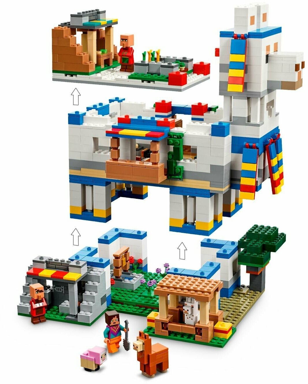 Конструктор LEGO Minecraft "Деревня лам" 21188 - фото №11