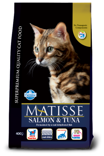 Farmina (Фармина) Matisse 0,4кг х 2шт лосось с тунцом сухой для кошек - фотография № 3