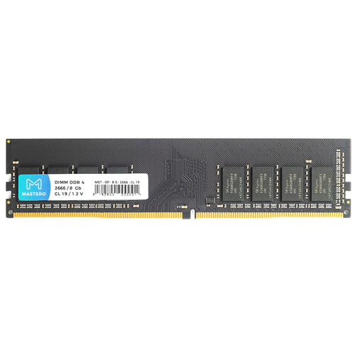 Память DDR4 DIMM 8Gb, 2666MHz Mastero (MST-OP-8G-2666-CL19)