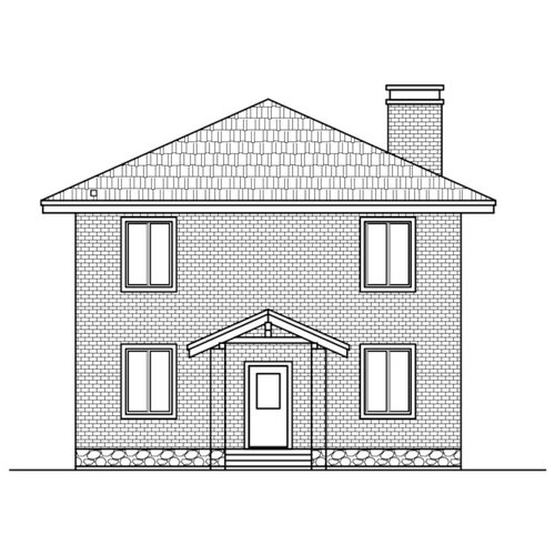 Проект газобетонного дома Catalog-Plans-40-04RGL (137,48кв. м, 10x10м, газобетон 400) проект газобетонного дома catalog plans 46 22l 120 19кв м 14x11 5м газобетон 400