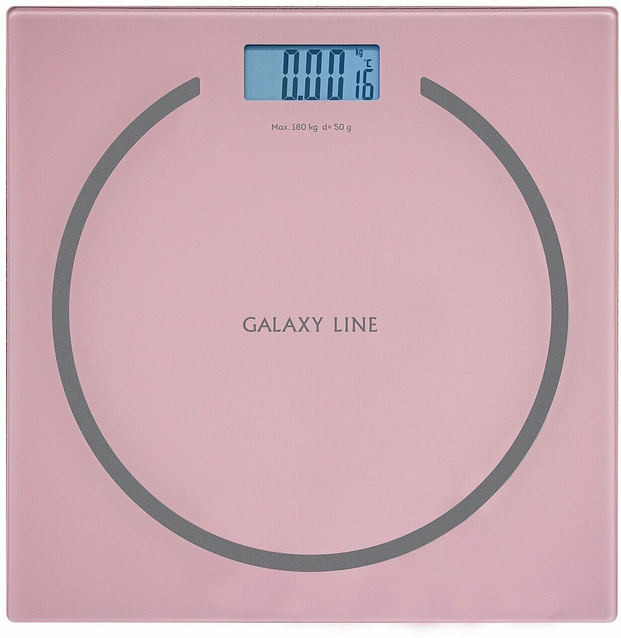 Весы напольные электронные Galaxy LINE GL4815 розовые - фотография № 1