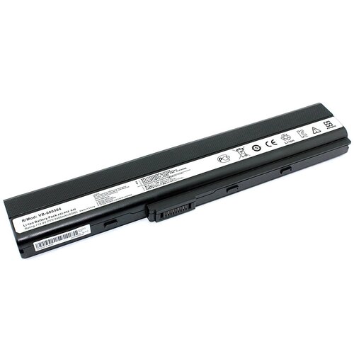 Аккумуляторная батарея для ноутбука Asus K52 4400mAh A32-K52 14,4V OEM черная аккумулятор акб для ноутбука asus 4400mah 10 8 11 1v a32 k52