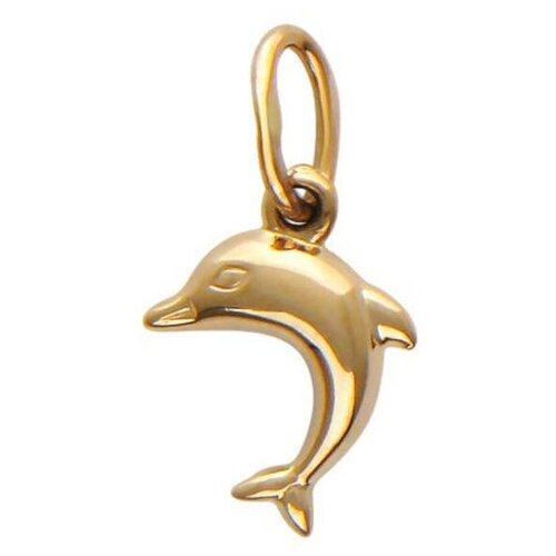 фото Подвеска из красного золота 585 пробы без вставок 01п011167 эстет