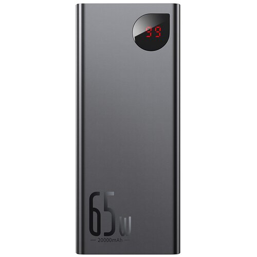 Внешний аккумулятор Baseus Power Bank Adaman Metal Digital Display 20000mAh 65W Black PPIMDA-D01 546800₽