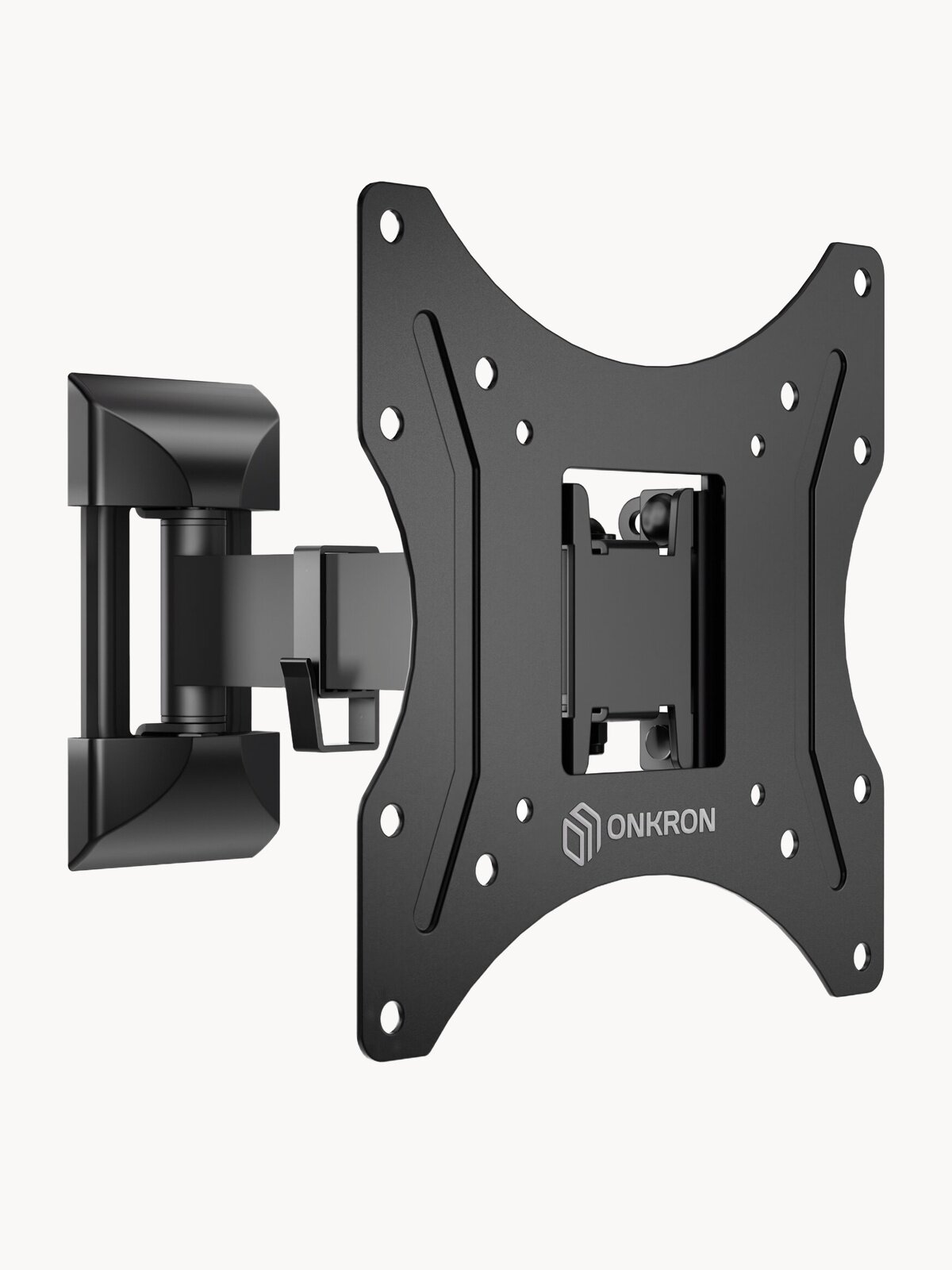 Кронштейн на стену ONKRON M2S для телевизора 17"-43", наклонно-поворотный, до 35 кг, черный