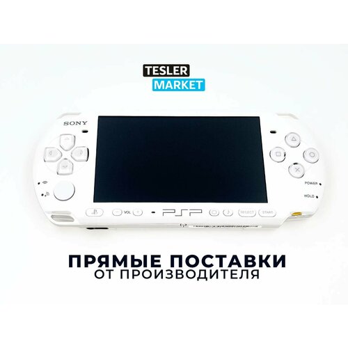 Новые игровые приставки Sony PSP 30083006 Slim White Wi-Fi 128Gb 350 Игр 1790000₽