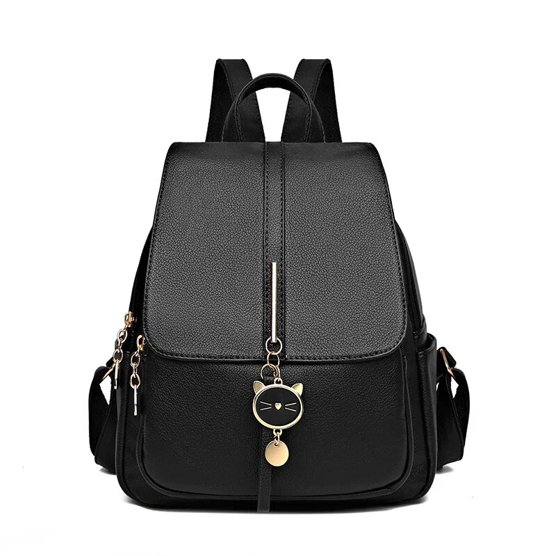 Рюкзак YSMN A8807, женский, искусственная кожа, для ноутбука и телефона