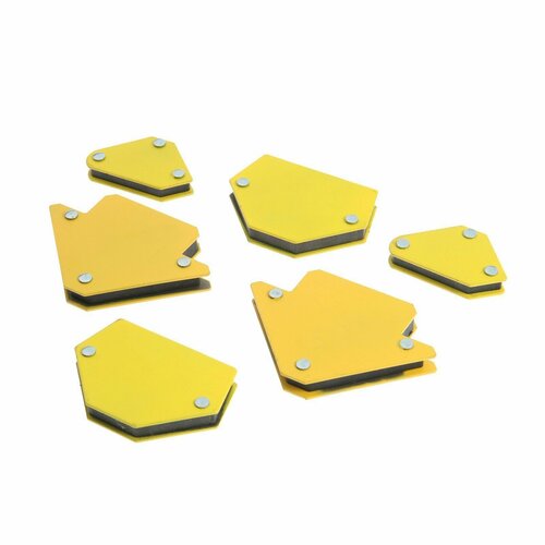 Набор магнитных угольников для сварки 3045607590135 усилие 4 и 11 кг 6 шт 2084₽